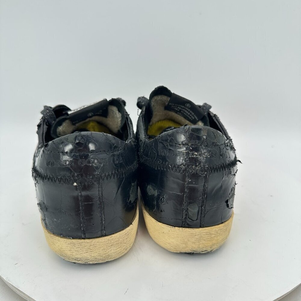 Golden Goose Deluxe Brand GGDB Superstar EU 40 Women 10 Men 7 Black Shoes - Picture 5 of 11